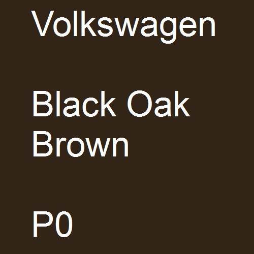 Volkswagen, Black Oak Brown, P0.